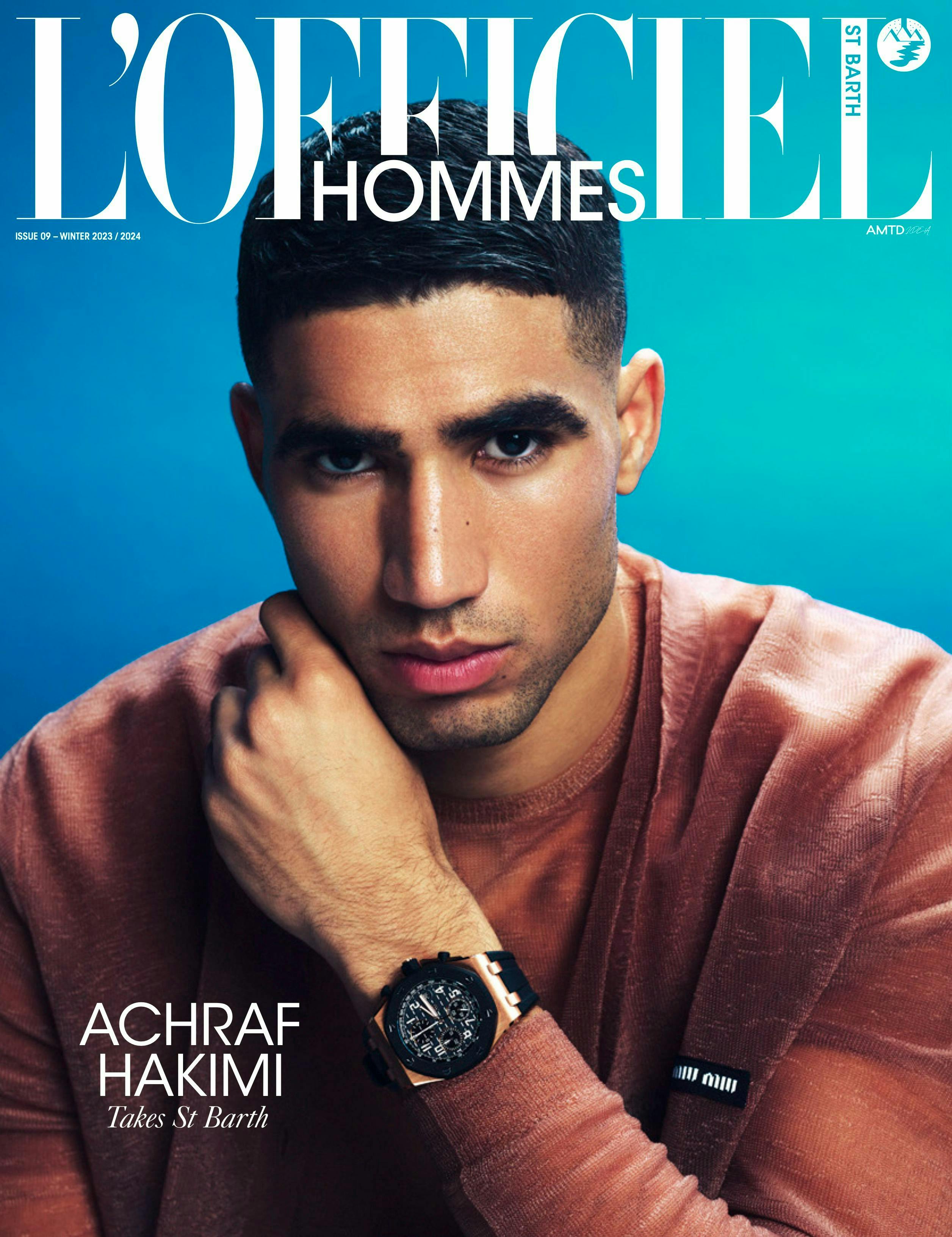 publication adult male man person wristwatch face head magazine